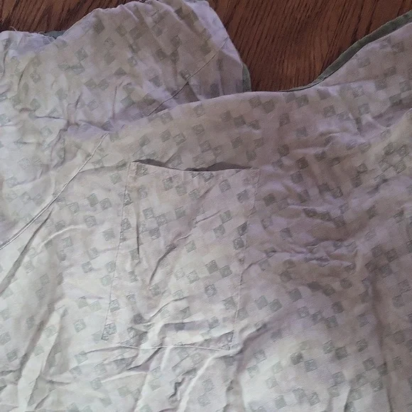 Lot Of 4 Medline Patient medical gowns 3/4 sleeve Shoulder snaps tie back blend - Picture 4 of 5